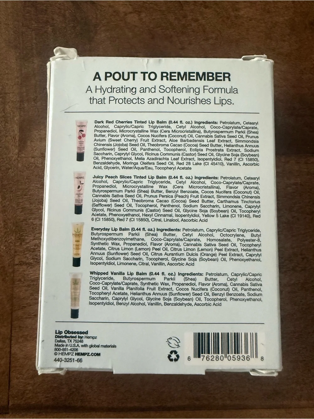 Hempz Lip Obsessed Pack